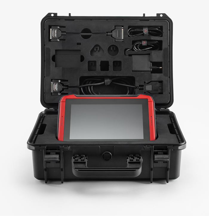 The Genius è lo strumento che ti consentirà di leggere, programmare e clonare centraline direttamente dal dispositivo, senza bisogno di PC.